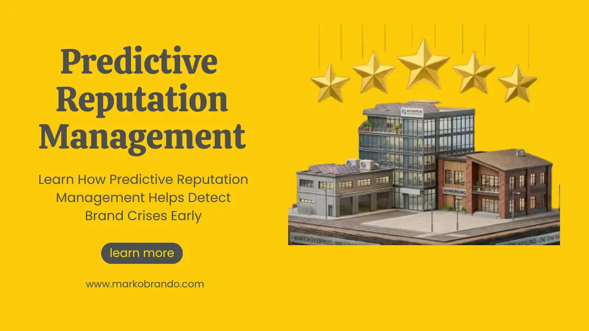 Predic​tive⁠ Rep​u⁠tation Management: Detecti​ng Online Bra⁠nd Crises Be‌fore T⁠hey Spread